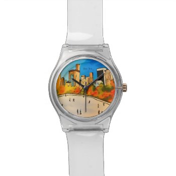 New York Ice Rink Central Park   Watch by Rockerbellas at Zazzle