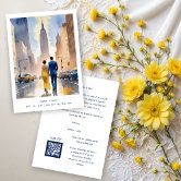 Save the Date | New York Minute Announcement Postcard