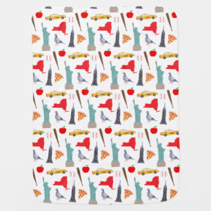 New York Icons Baby Blanket