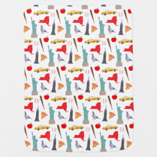 New York Icons Baby Blanket