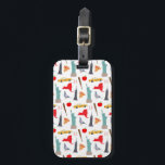 New York Icons Luggage Tag<br><div class="desc">This design features all your favorite New York icons; taxis, the Statue of Liberty, the Empire State Building, pigeons, pizza, baseball, and the big apple.</div>
