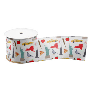 New York Icons Satin Ribbon