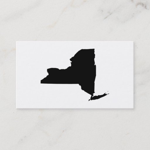 Customizable New York in Black and White Business Card Template