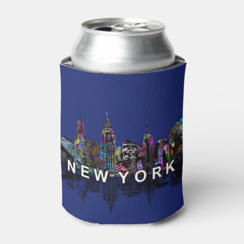 New York in graffiti  Can Cooler