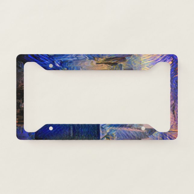 New York in my blue dream board License Plate Frame (Front)