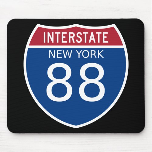 New York Interstate Sign Mouse Pad