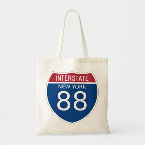 New York Interstate Sign Tote Bag