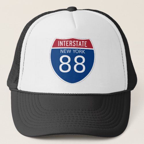 New York Interstate Sign Trucker Hat