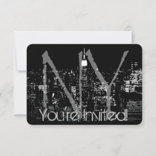 New York Invitations Personalized New York RSVP