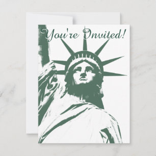 New York Invitations Personalized New York RSVP