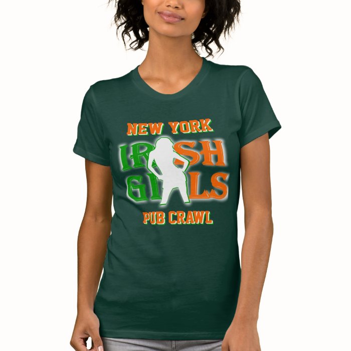 New York  Irish girls pub crawl Tshirt