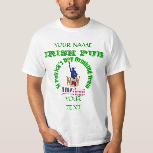 New York Irish St Patricks T_Shirt