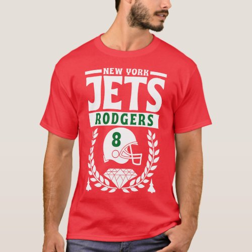 New York Jets Aaron Rodgers 8 American  Edition T_Shirt