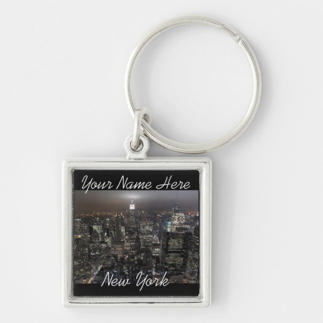 New York Key Chain Customized New York Souvenir (Front)