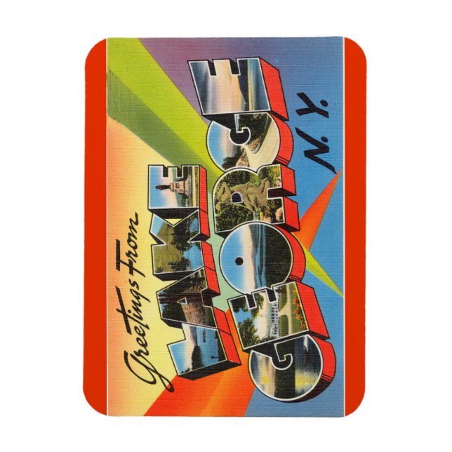 New York, Lake George Magnet (Vertical)