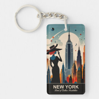 New York: Land of Endless Possibilities Keychain
