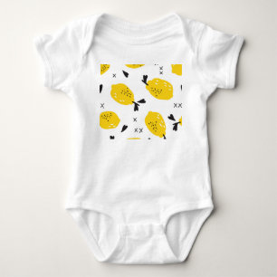 New York Lemons: Vintage Cut-Outs Baby Bodysuit