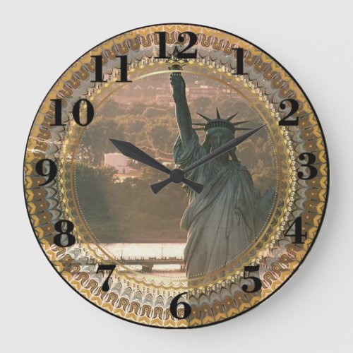 New York Liberty Large Clock