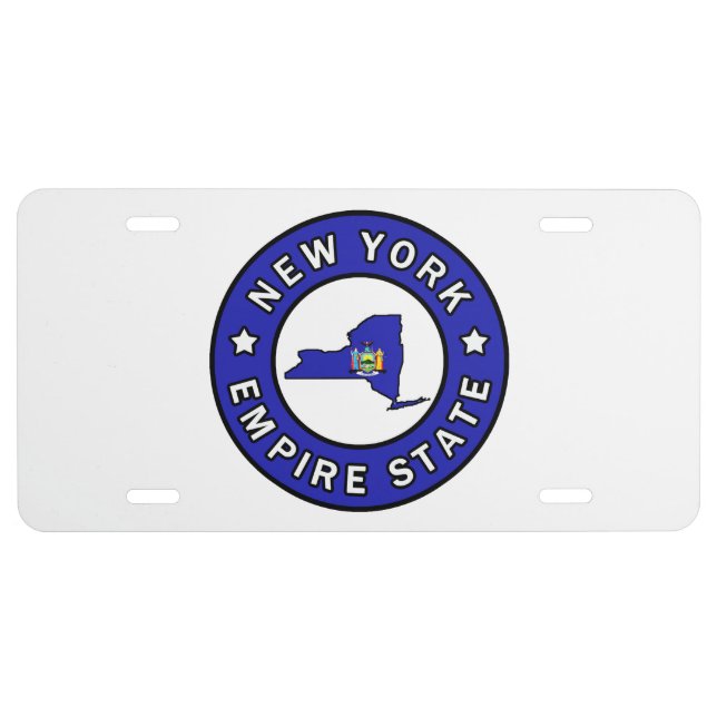 New York License Plate (Front)