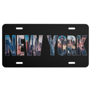 New York License Plate