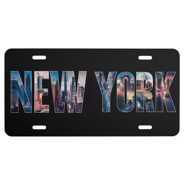 New York  License Plate (Front)