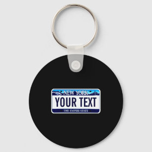 New York License Plate _1  Keychain