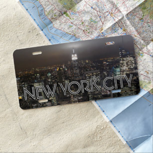 New York License Plate Custom New York Souvenirs