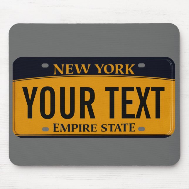 New York license plate mouse pad (Front)