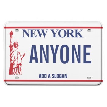 New York License Plate (personalized) Magnet by license_plates at Zazzle