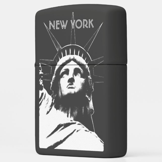 New York Lighters Statue of Liberty Zippo Lighters (Left)