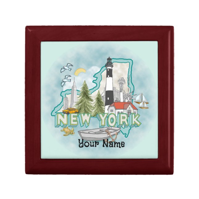 New York Lighthouse  Gift Box (Front)