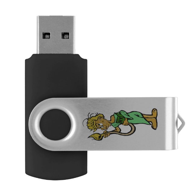 New York Lion Cartoon USB Flash Drive (Opened)