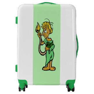 New York Lion Luggage Suitcase