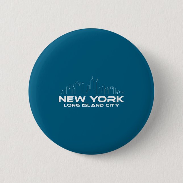 New York Long Island City _1  Button (Front)