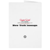 New York Lozenge Cards (Back)