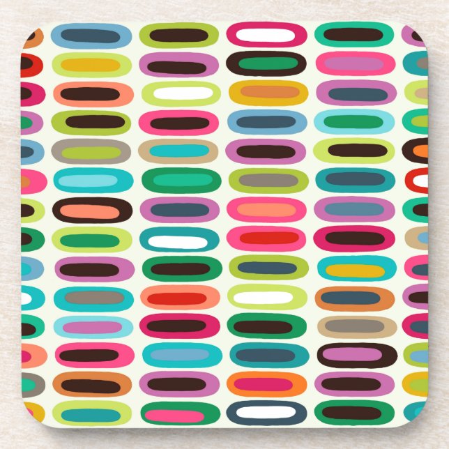 New York lozenge cream Beverage Coaster (Front)