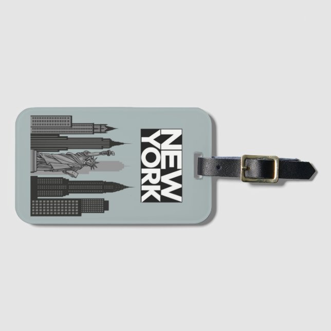 New York  Luggage Tag (Front Horizontal)
