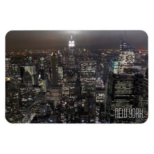 New York Magnet NY City Lights NY Skyline Souvenir