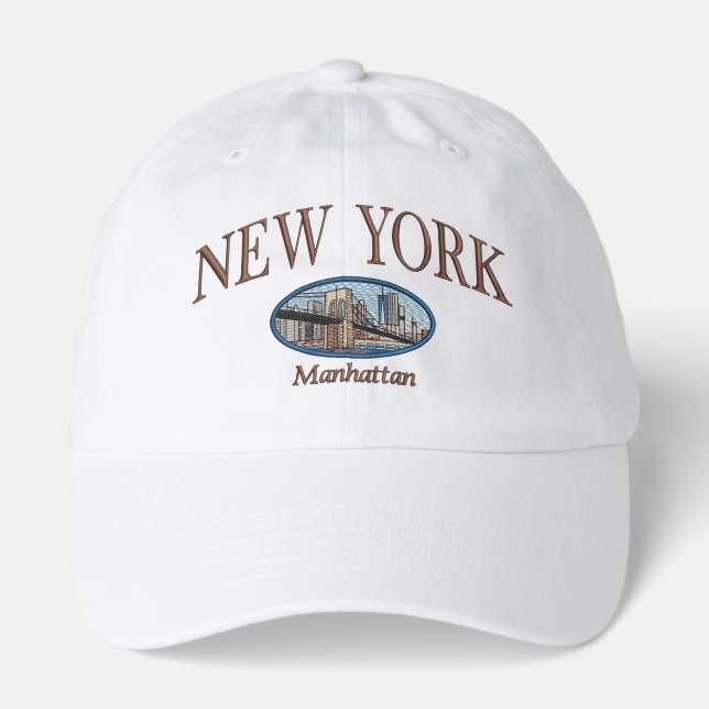 New York Manhattan Logo – Classic Dad Cap (Front)