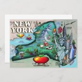 New York Map CARD (Front/Back)