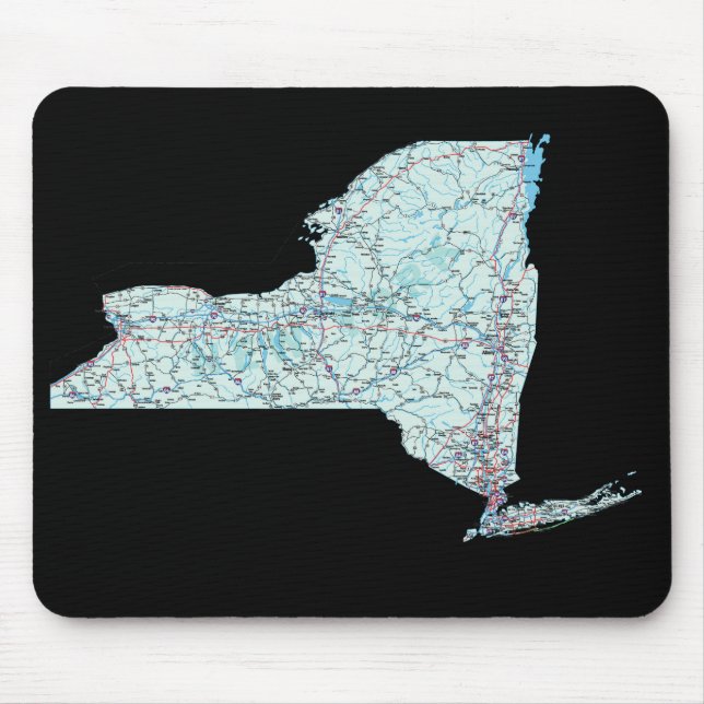 New York Map Mousepad (Front)
