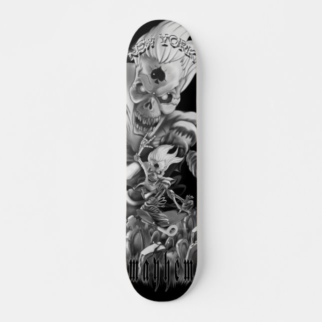 New York Mayhem Sk8board Skateboard (Front)