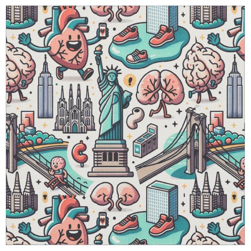 New York Medicine Fabric