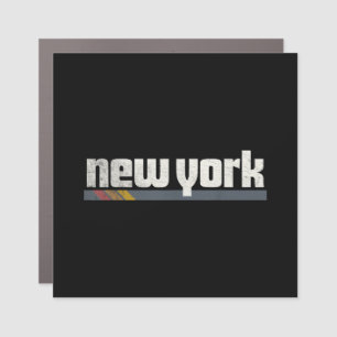 New York Men Women Gift Car Magnet