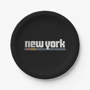 New York Men Women Gift  Paper Plates