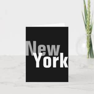 New York Mens Basic Dark  Card