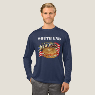 New York Men's Bella+Canvas Long Sleeve Dark Tri-Blend Shirt