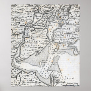 New York Middle 18th Century Poster