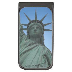 New York Money Clips NYC Souvenirs Personalized Gunmetal Finish Money Clip