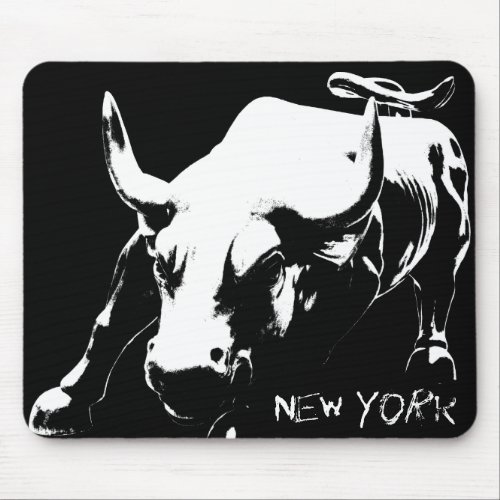 New York Mousepad Bull Landmark New York Gifts